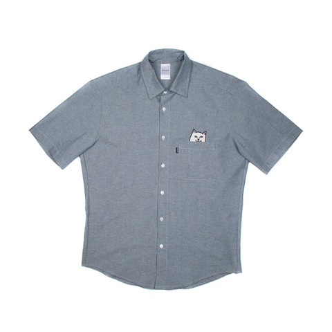 Lord Nermal Button Up Blue Chambray