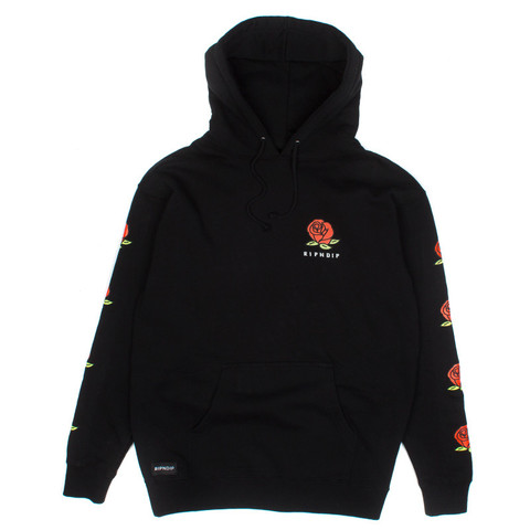Lord Nermal Roses Pullover Black