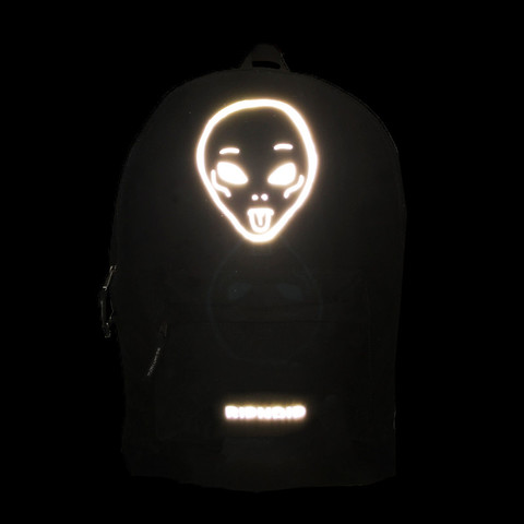 WE OUT HERE REFLECTIVE BACKPACK